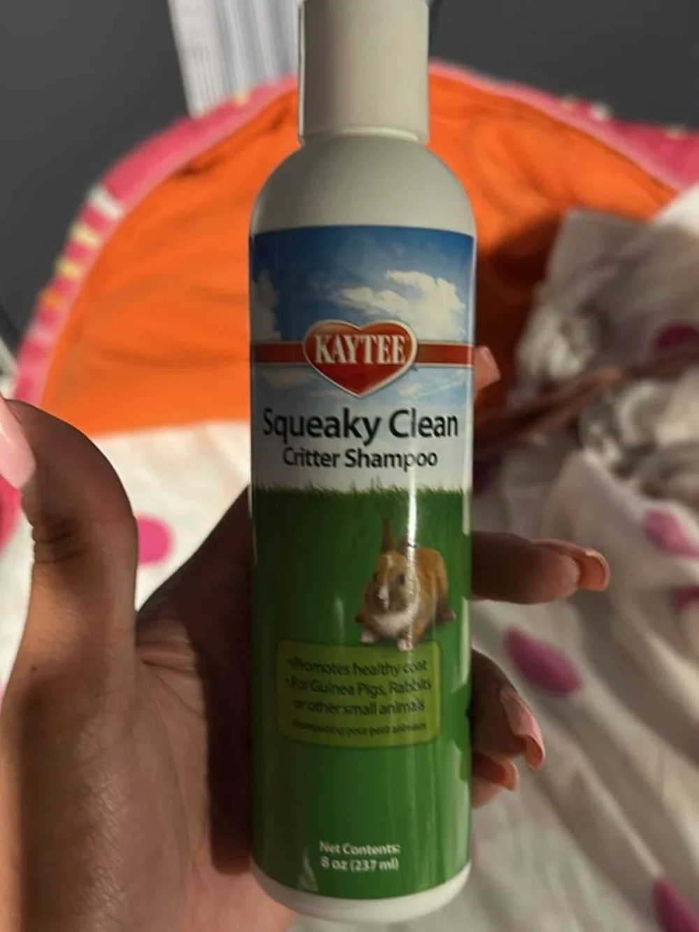 Squeaky clean critter shampoo